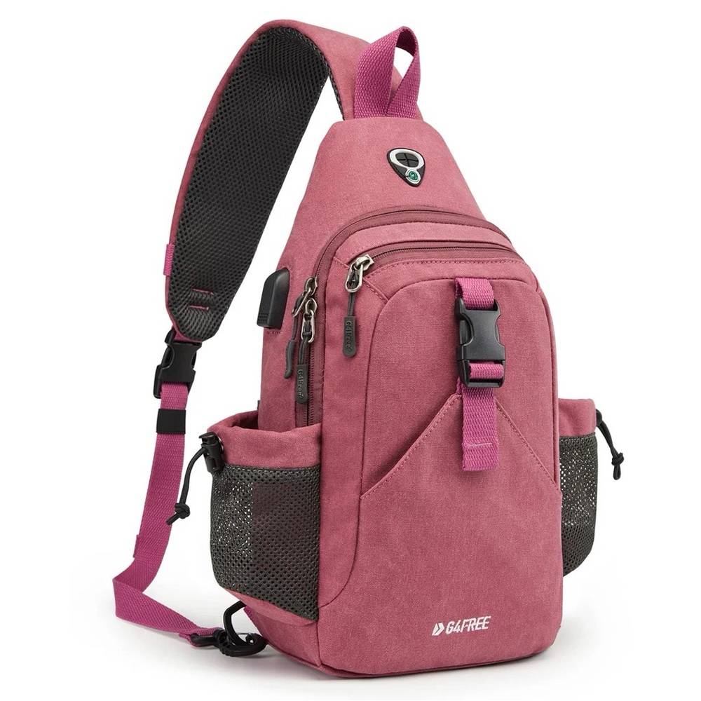 G4Free Anti-Theft Canvas Sling with USB Port
